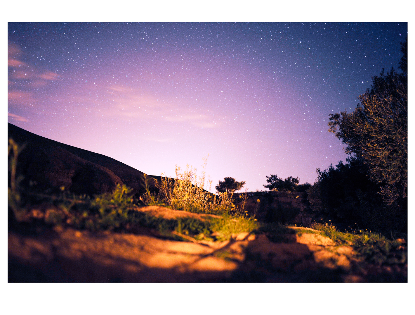 MarocCiel étoilé dans le camp de luxe dans le désert de Marrakech 